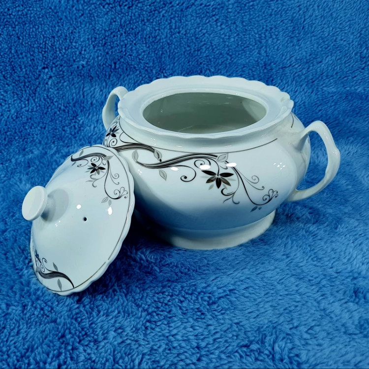 سوپ خوری درب دار چینی پارس کد 944 با ارسال رایگان