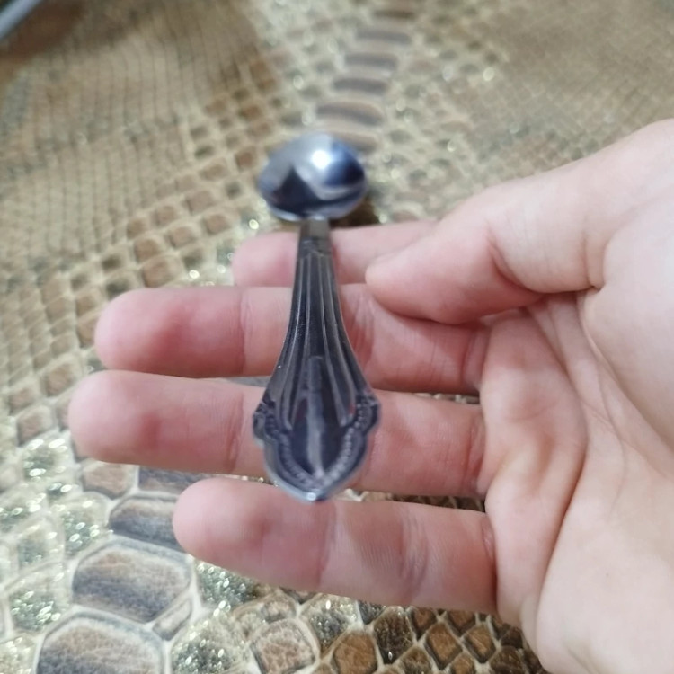 قاشق شربت استیل وکیوم مدل 110 بسته 12 عددی