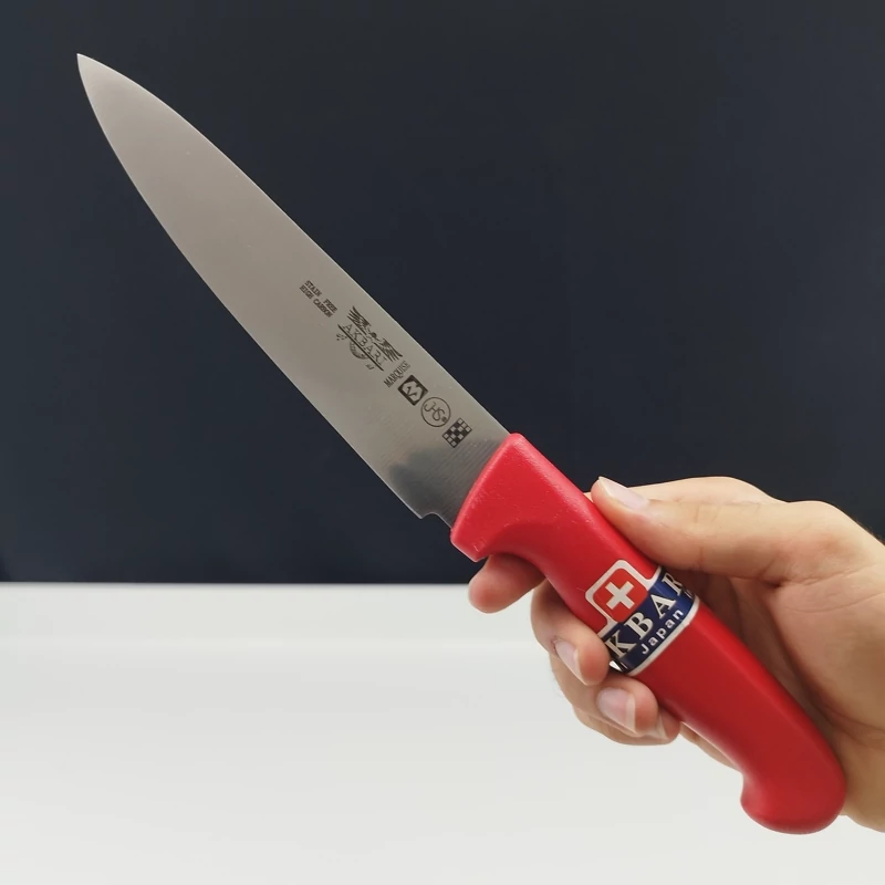 چاقو آشپزخانه اکبری دسته قرمز مدل P723 بسته 1 عددی ارسال رایگان