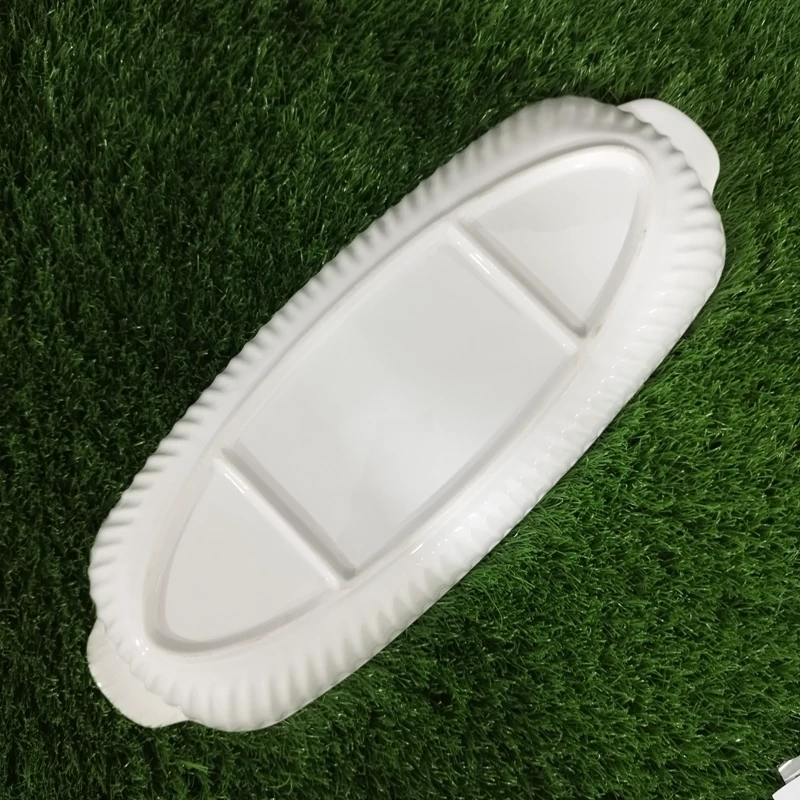 اردو خوری 3 خانه سرامیک آماتیس لب طلا کد 775G ارسال رایگان