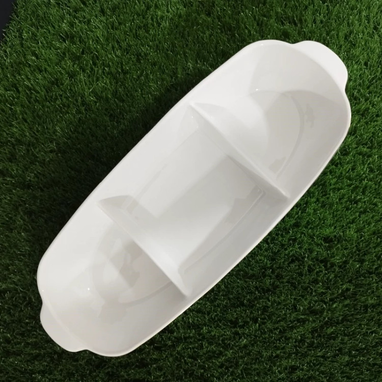 اردو خوری 3 خانه سرامیک آماتیس لب طلا کد 775G ارسال رایگان