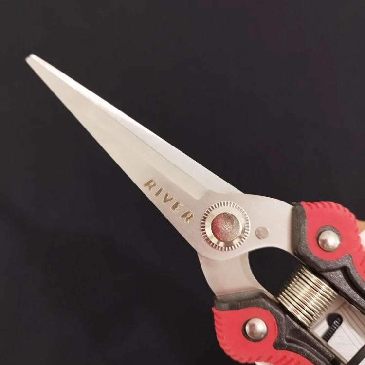 قیچی باغبانی استیل دسته PVC ریور کد 81007