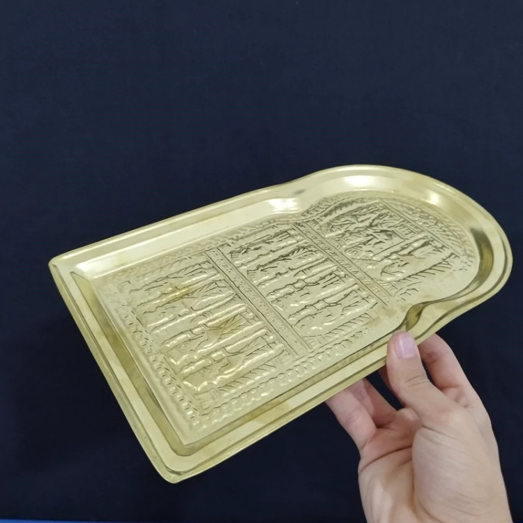 ست کنار سماوری کوچک زرد قلم ارسال رایگان