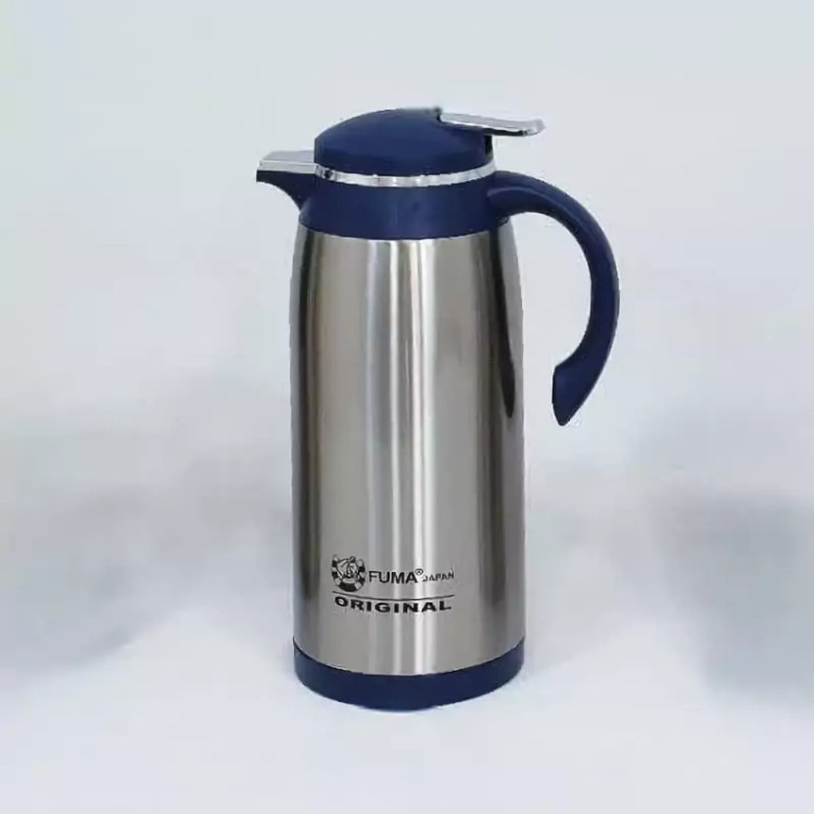 فلاسک شیشه دار 1.3 لیتر فوما رنگ آبی کد 460