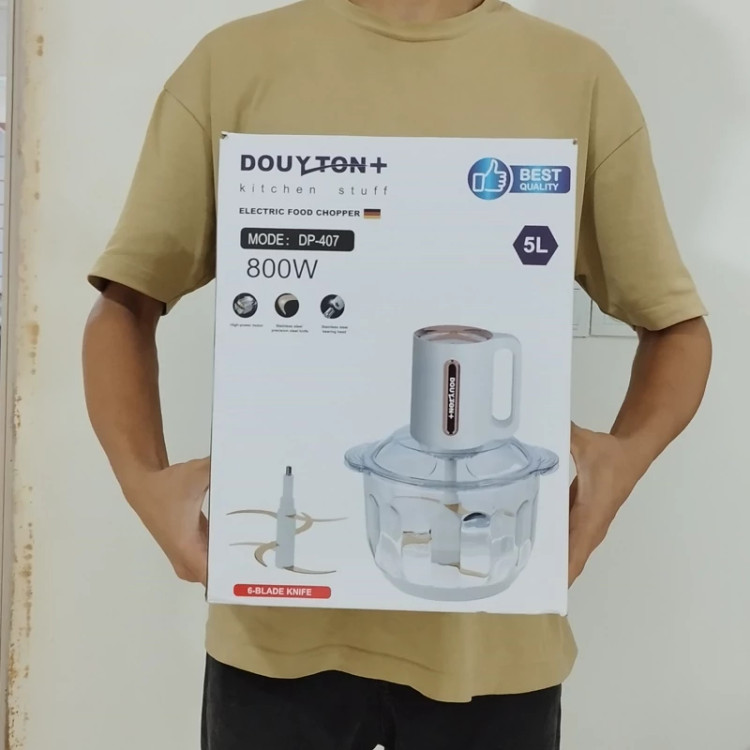 خردکن 6 تیغه 5 لیتر دایتون سفید مدل DP-407 با 18 ماه گارانتی با ارسال رایگان