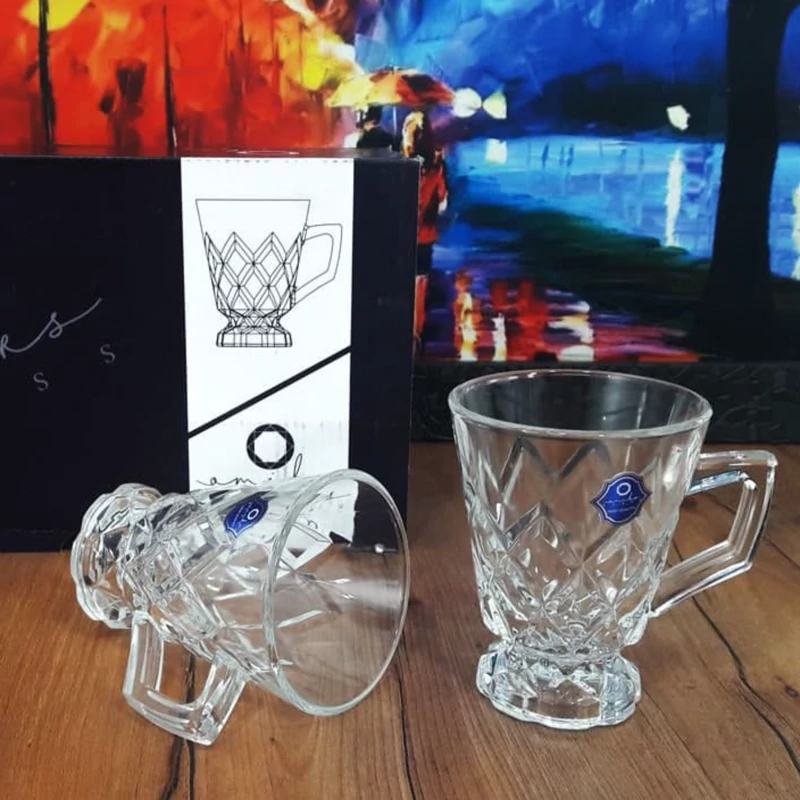 ماگ چای اونیکس مدل کارل کد 480 بسته 6 عددی