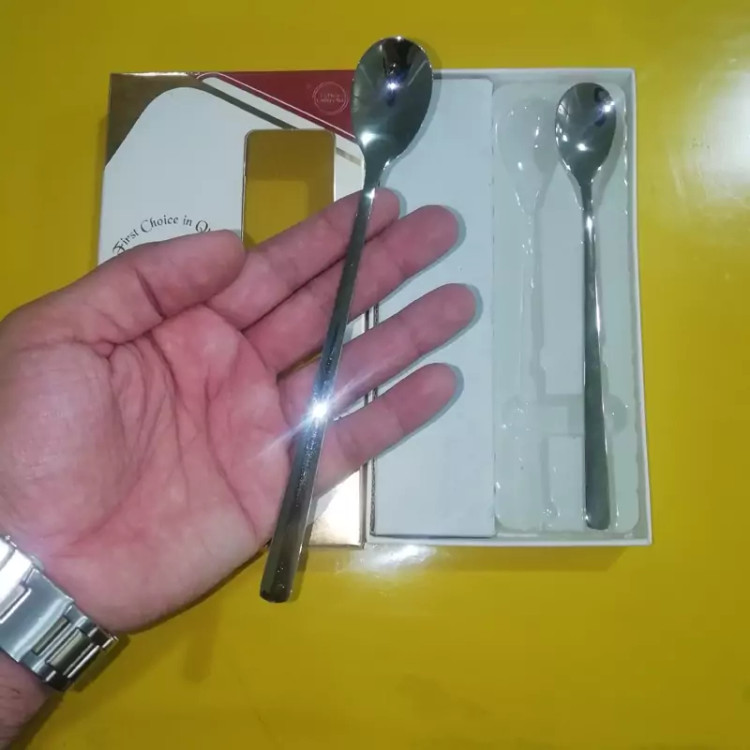 قاشق شربت خوری برند کابان KABAN مدل شیکاگو بسته 12 عددی