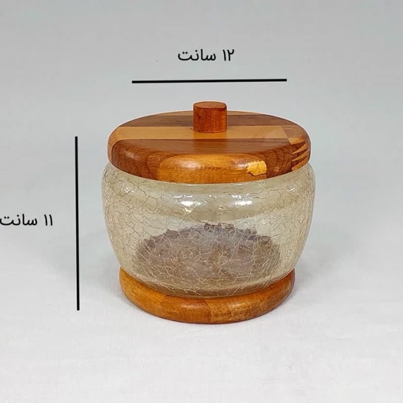 شکلات خوری طرح آبگز کد 11082 شیشه عسلی ارسال رایگان