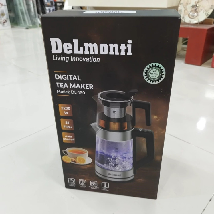 چای ساز دیجیتالی لمسی دلمونتی مدل DL-450 با ضمانت 24 ماهه ارسال رایگان