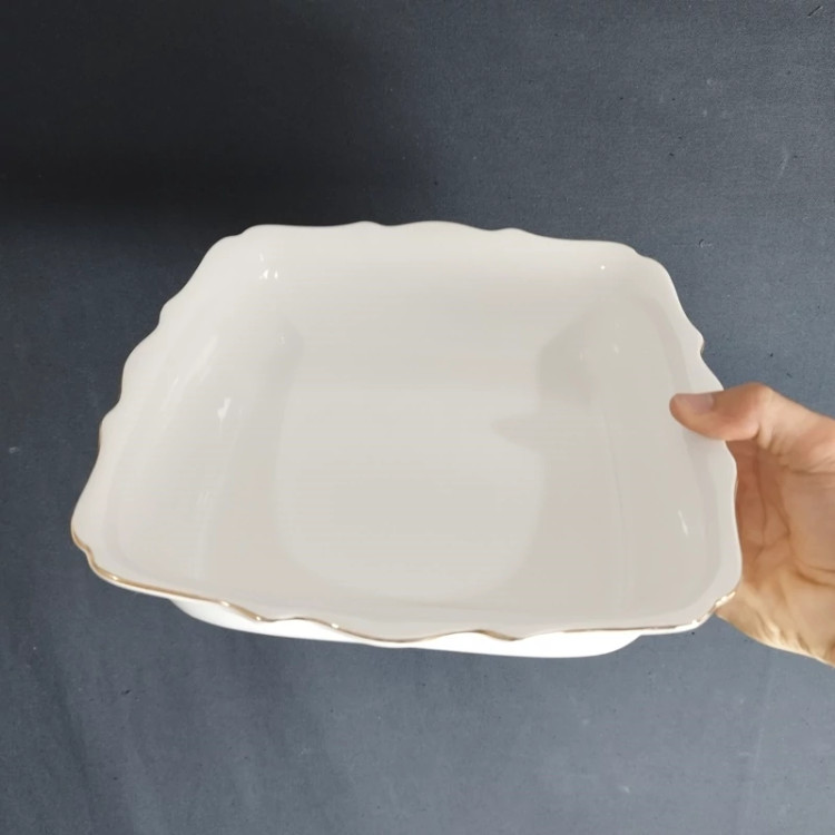 تابه مربع سرامیک آماتیس مدل ماهور متوسط لب طلا مدل 797G با ارسال رایگان