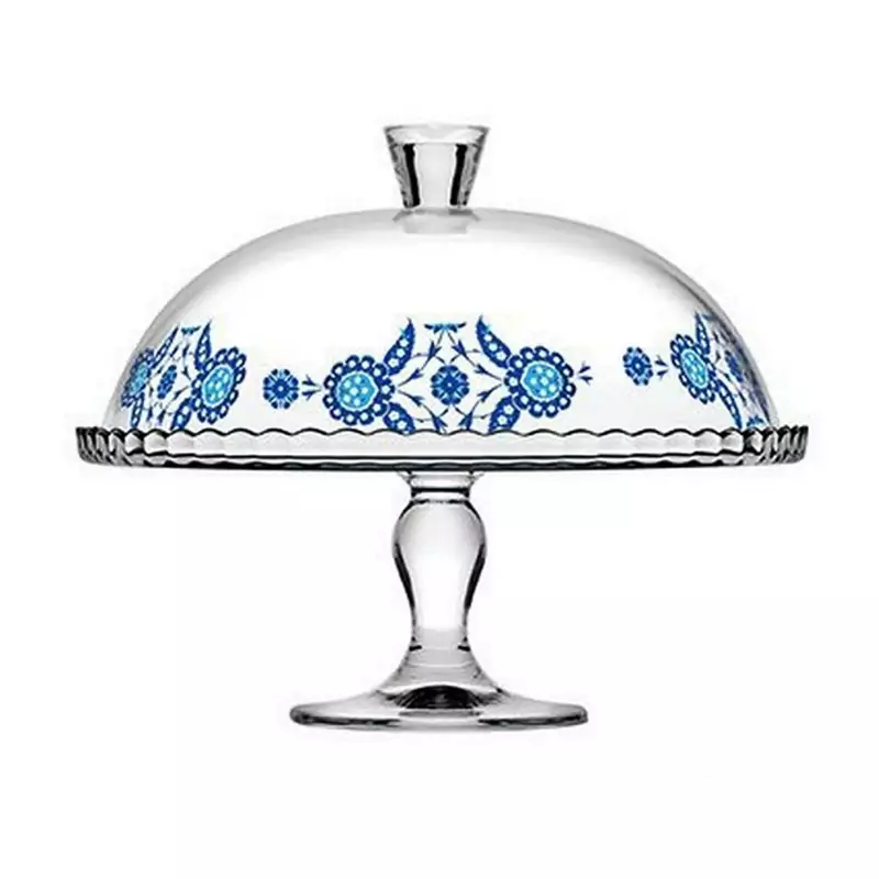 کاپ کیک پایه دار پاشاباغچه ترکیه مدل 95200 گل آبی