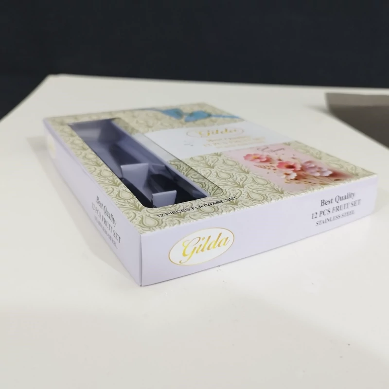 چاقو میوه خوری گیلدا مدل سفید کد 065 بسته 12 عددی با ارسال رایگان