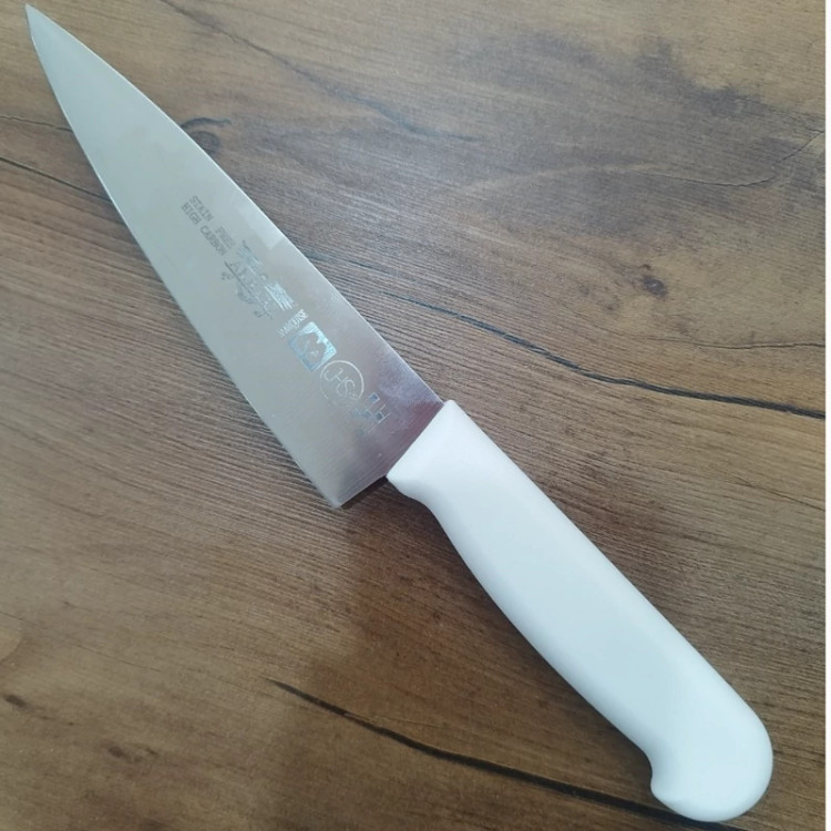 چاقو آشپزخانه اکبری دسته سفید کد 87B بسته 1 عددی