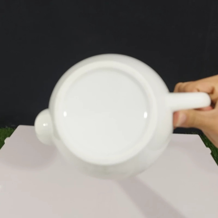 قوری چینی تقدیس مدل گل سرخ سایز 10 ارسال رایگان