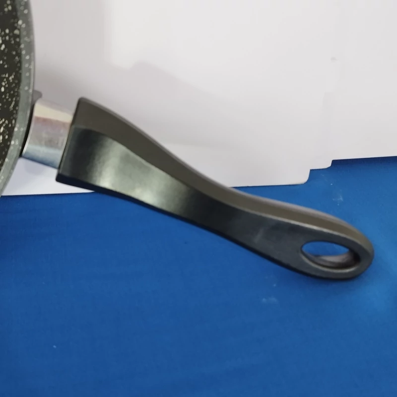 تابه گرانیتی تک دسته سایز 28 برند فورته مشکی FORTE