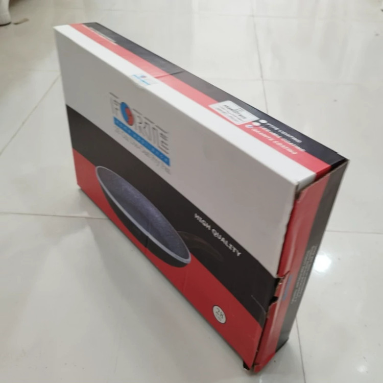 تابه گرانیتی تک دسته سایز 28 برند فورته مشکی FORTE