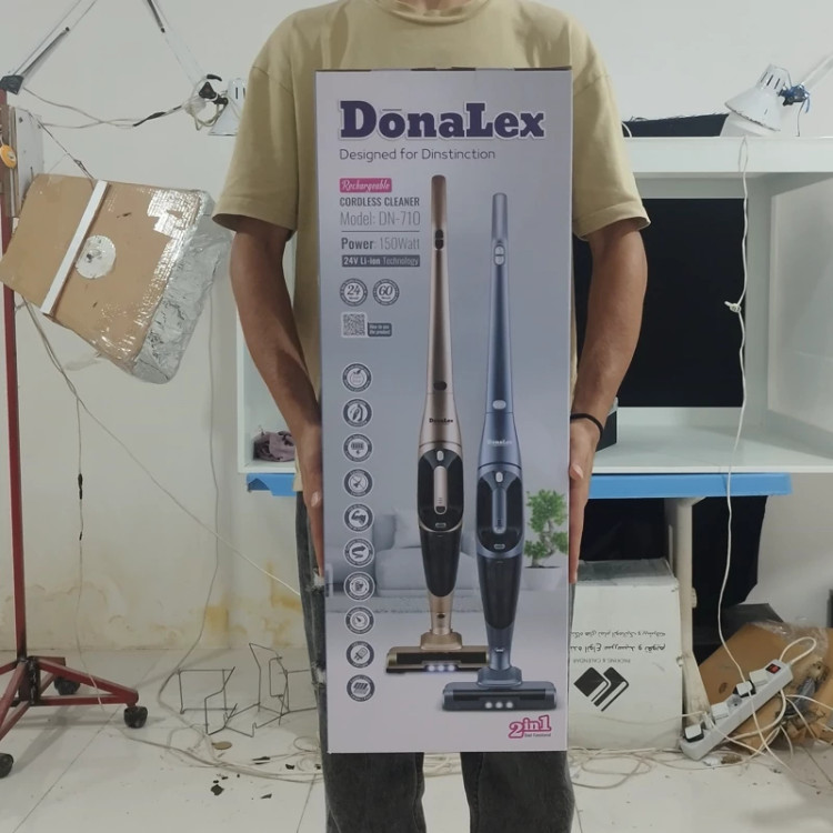 جارو پرتابل دونالکس مدل DN-710 خاکستری با ضمانت 24 ماهه ارسال رایگان