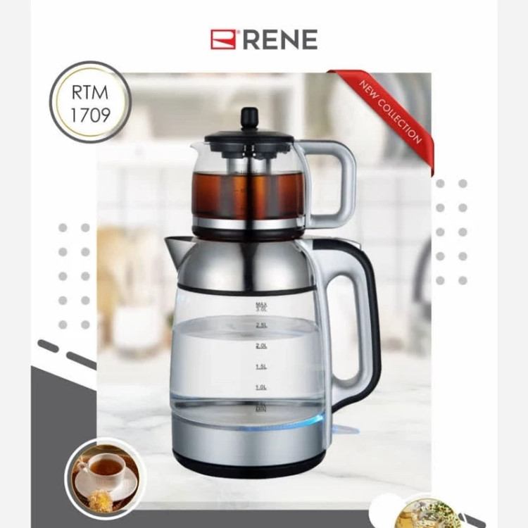 چای ساز روهمی RENE مدل RJB-1709 با ضمانت 24 ماهه ارسال رایگان