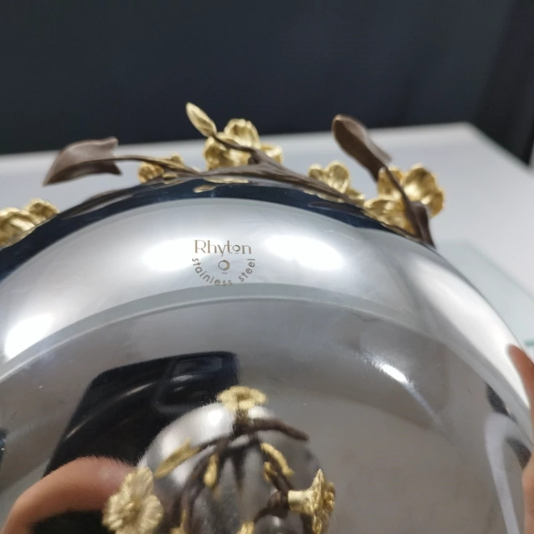 آجیل خوری استیل 20 سانت RHYTON مدل لیلیان کد 10730 با ارسال رایگان