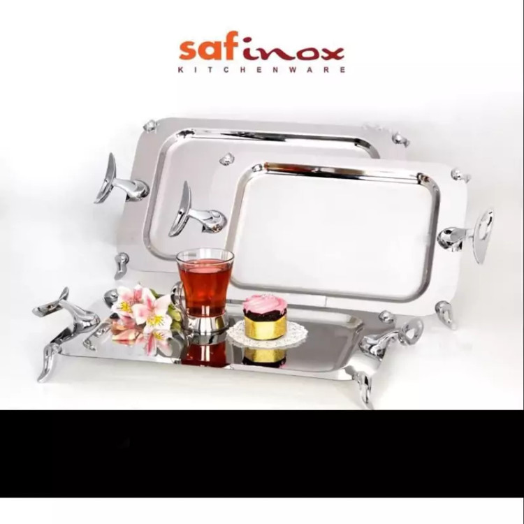 سینی استیل بزرگ برند سافینوکس SAFINOX کد 510