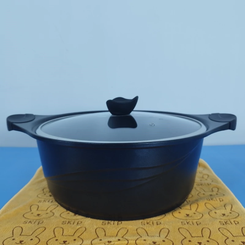 سرویس قابلمه گرانیتی 15 پارچه SAMSET سام ست مشکی با ارسال رایگان