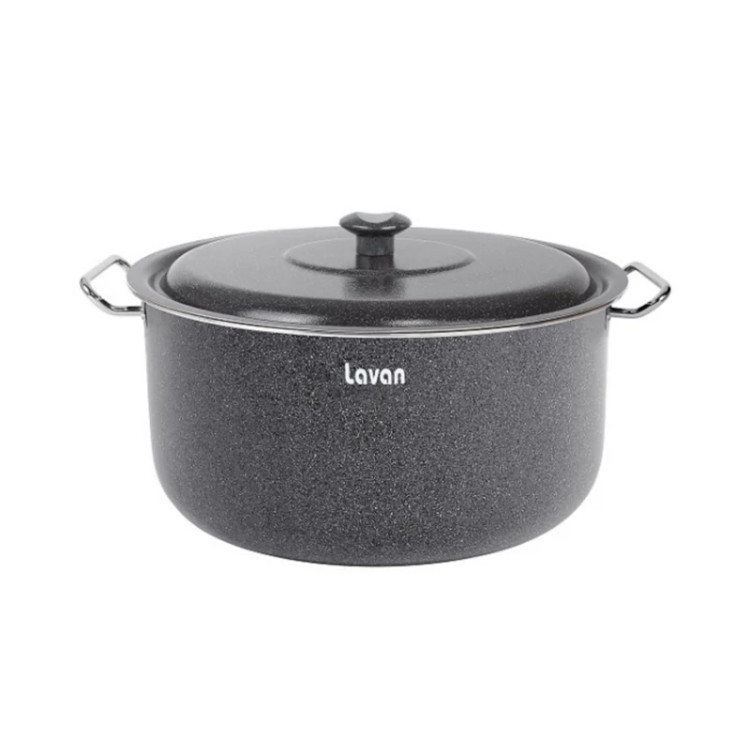 قابلمه گرانیتی لاوان LAVAN سایز 40 تیتان طوسی ارسال رایگان