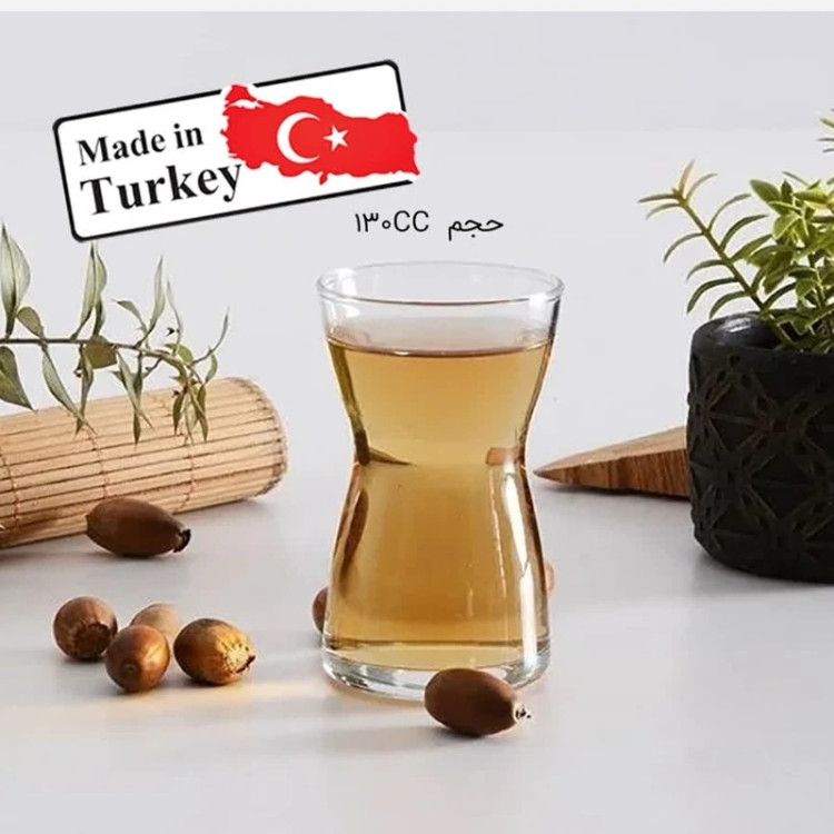 استکان پاشاباغچه مدل آیرومکس کد 42991 بسته 6 عددی با ارسال رایگان