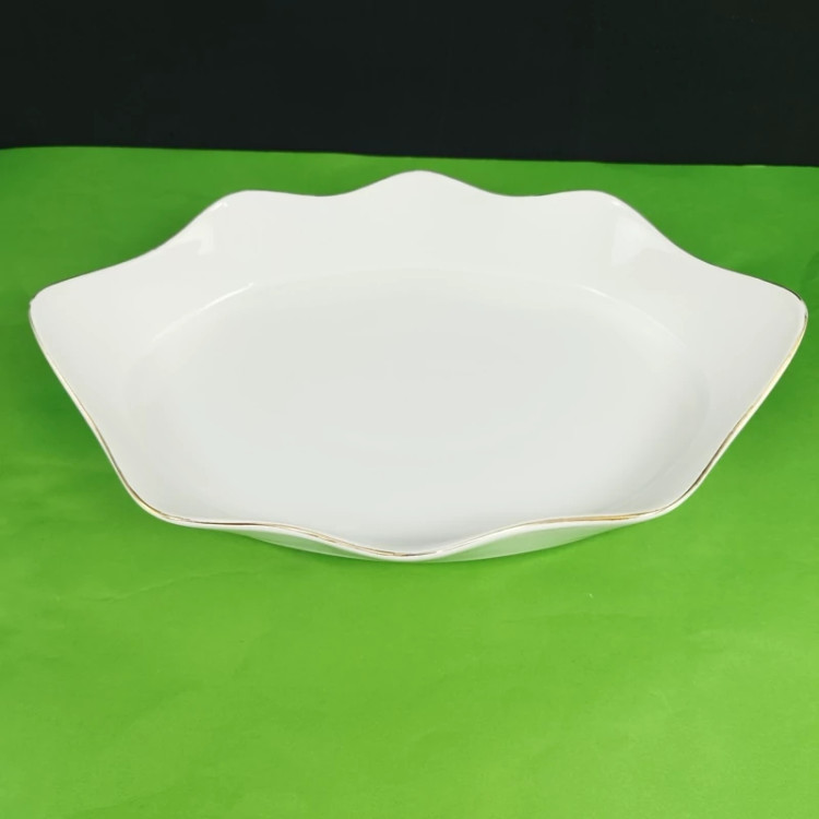 تارت بیضی سرامیک آماتیس لب طلا کد 237 ارسال رایگان