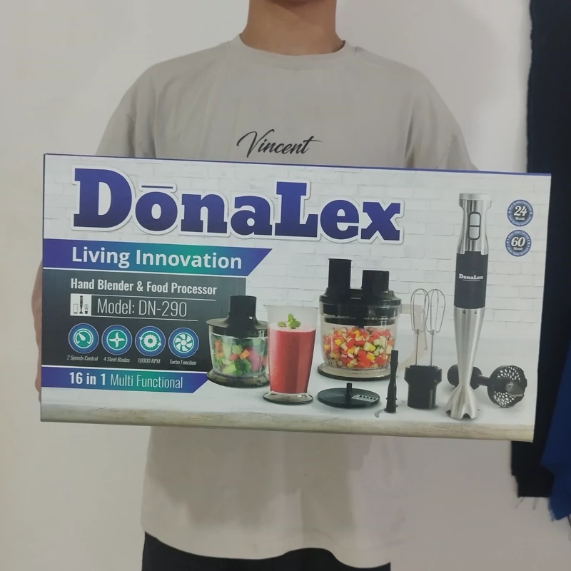 گوشت کوب و غذا ساز 16 کاره دونالکس مدل DN-290 با ضمانت 24 ماهه