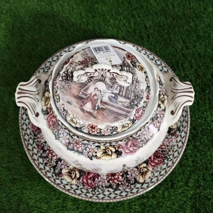 سوپ خوری و دیس چینی BAVARIA مدل گاردن دیت 1002A با ارسال رایگان