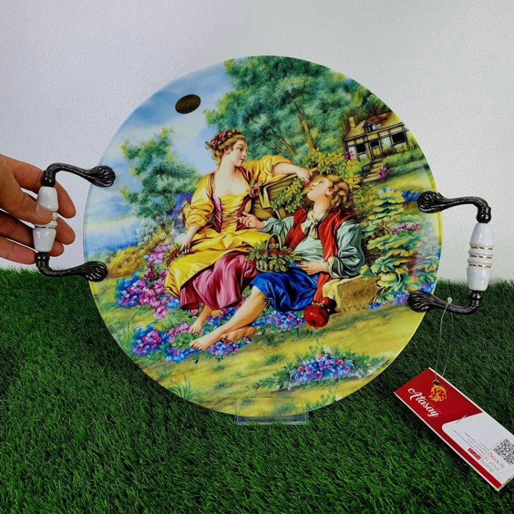 شیرینی خوری چینی گرد متوسط آتاسای مدل بتا کد 102 ارسال رایگان