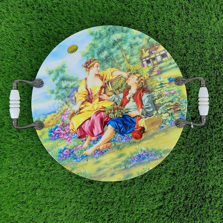 شیرینی خوری چینی گرد متوسط آتاسای مدل بتا کد 102 ارسال رایگان