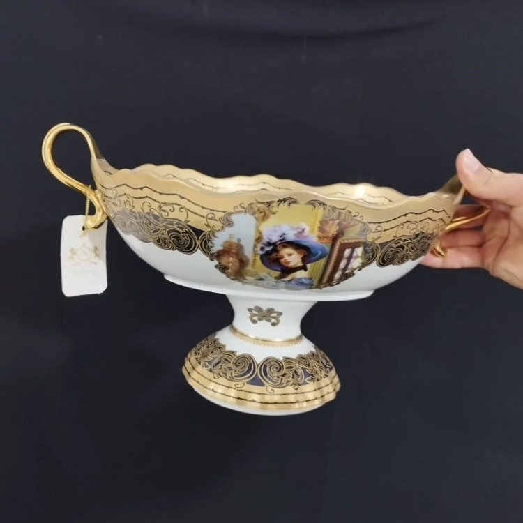 کشکول چینی بیضی BAVARIA مدل رزواتر پرنس 226P با ارسال رایگان
