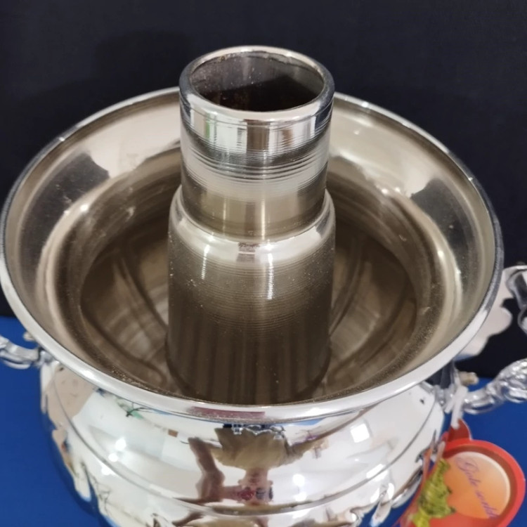 سماور گازی 6 لیتر گل سرخ طرح نرگس ساده ارسال رایگان