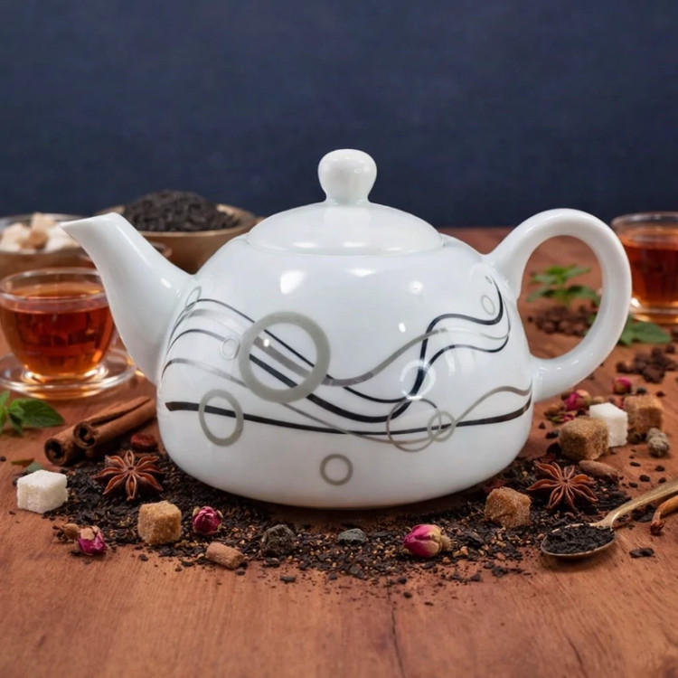 قوری چینی پارس مدل T5-133 ارسال رایگان