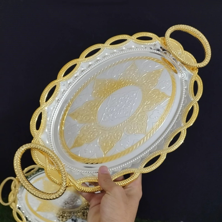 سینی استیل 2 تایی مولینر سیلور عربی کد 181SG با ارسال رایگان