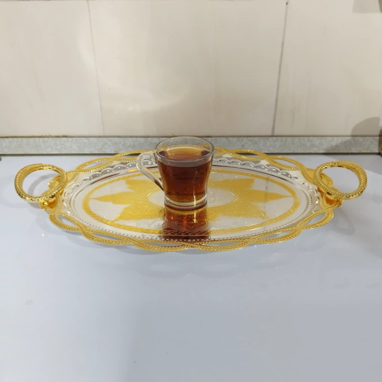 سینی استیل 2 تایی مولینر سیلور عربی کد 181SG با ارسال رایگان