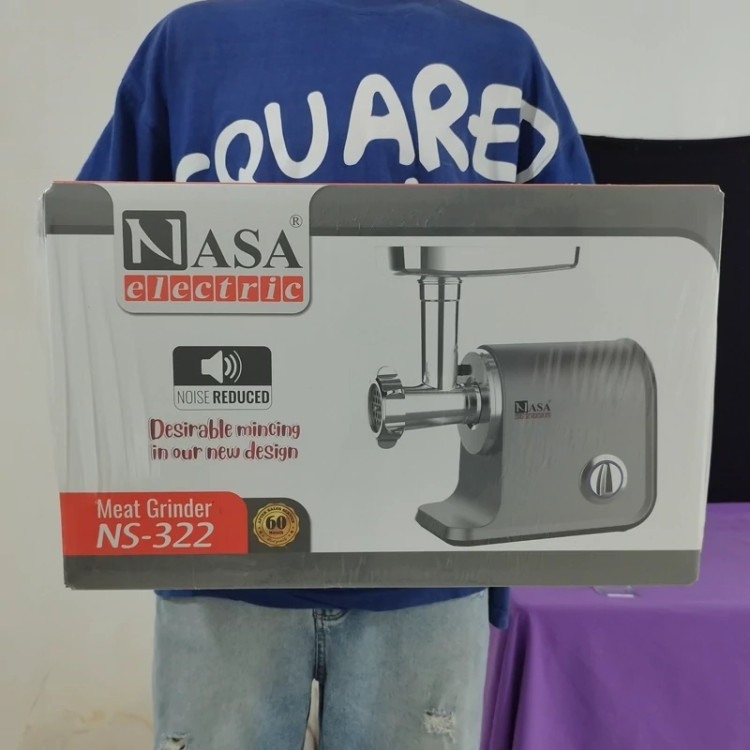 چرخ گوشت آلومینیوم ناسا مدل NS-322 با ضمانت 18 ماهه با ارسال رایگان