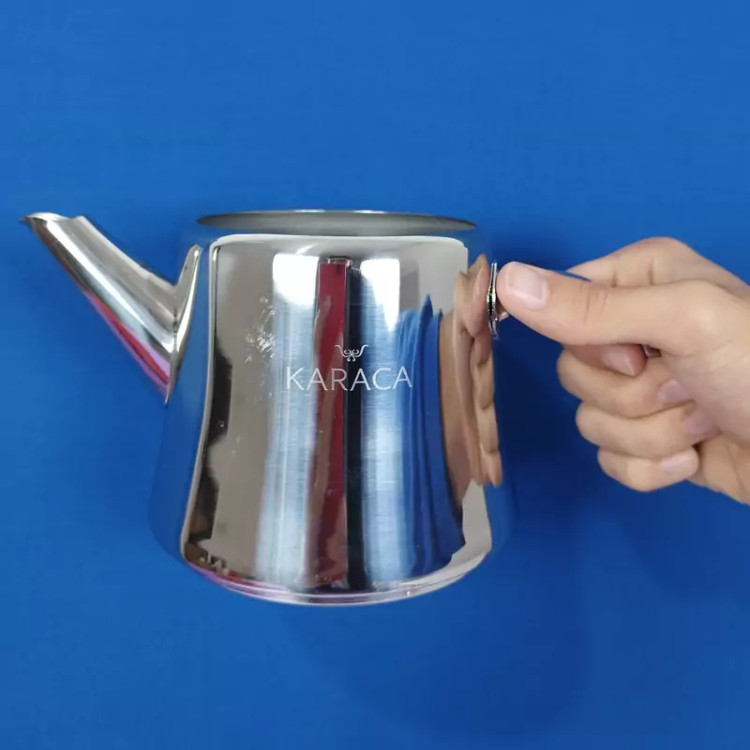 کتری و قوری استیل برند کاراجا ترکیه مدل اسپرینگ با ارسال رایگان