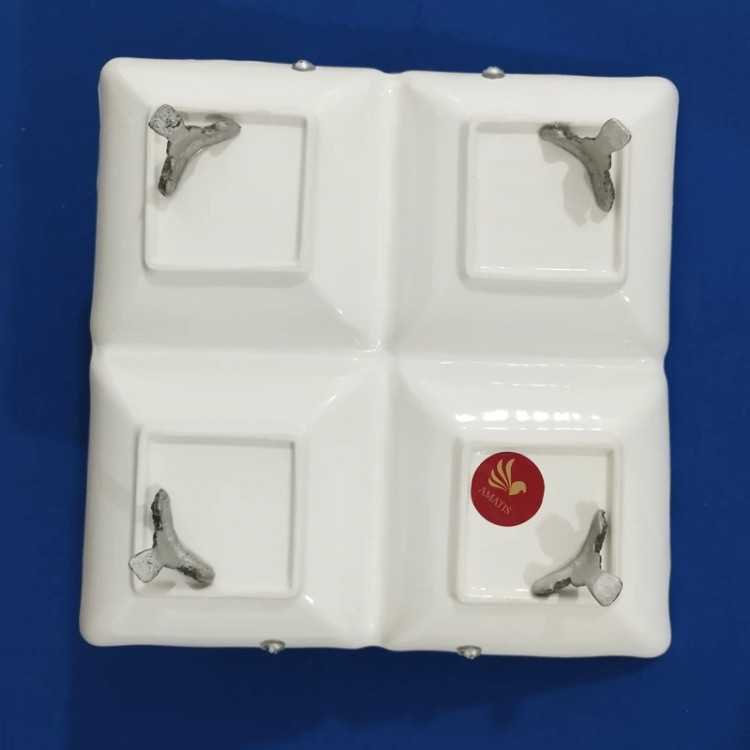 اردو خوری 4 خانه بیضی سرامیک آماتیس کد 4124