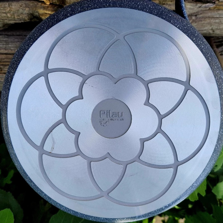 شیرجوش گرانیتی سایز 14 پیلو PILAU مدل اسنوهپی خاکستری