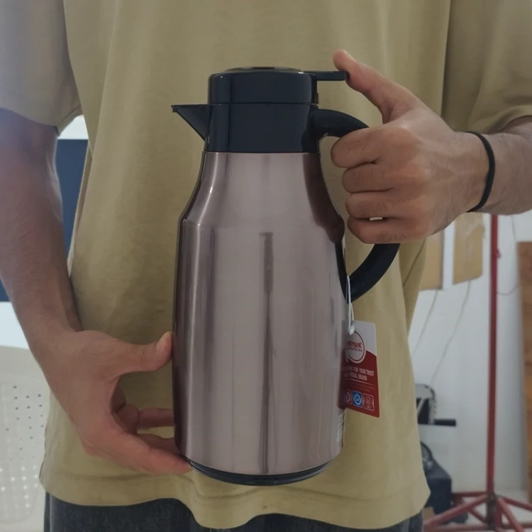 فلاسک شیشه صورتی 1.3 لیتر رگال مسی خارجی با ارسال رایگان