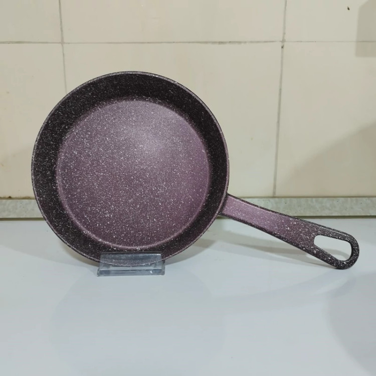 تابه گرانیتی تک دسته سایز 20 پیلو PILAU شرابی با ارسال رایگان