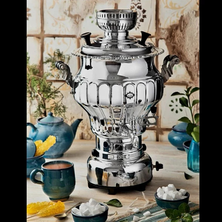 سماور گازی عالی نسب مدل نگار ظرفیت 6 لیتر ارسال رایگان