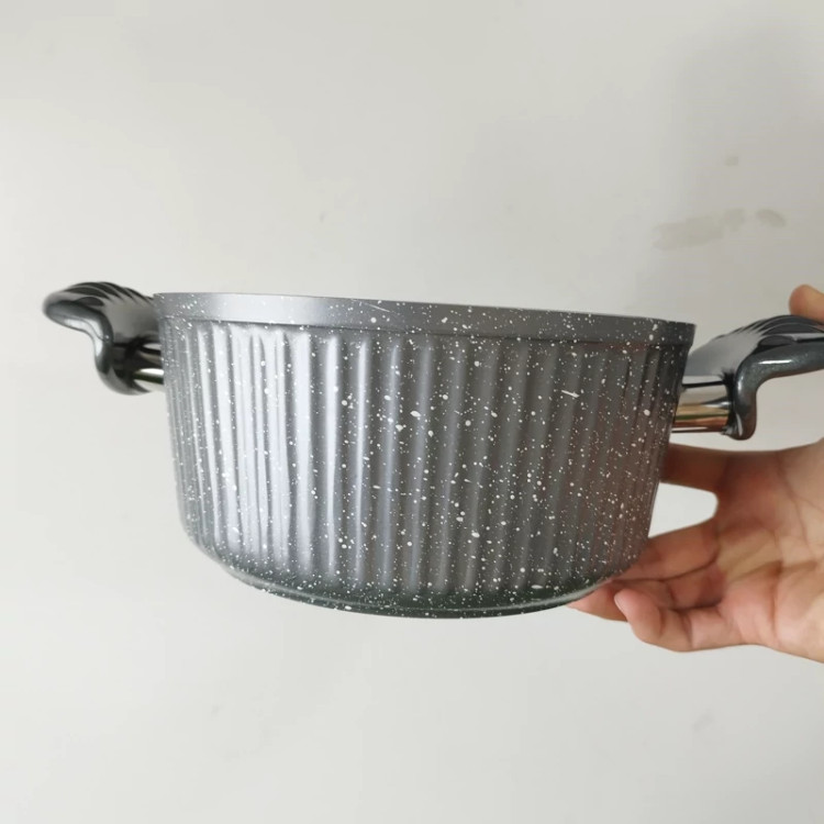 سرویس قابلمه گرانیتی 11 پارچه برند PMT مدل السا طوسی ارسال رایگان