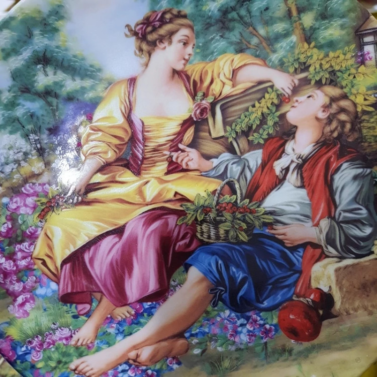 کاسه آجیل و میوه چینی گرد متوسط آتاسای مدل بتا کد 106 ارسال رایگان