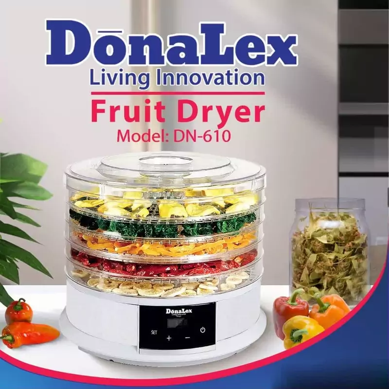 میوه خشک کن دیجیتال دونالکس مدل 610 سفید ارسال رایگان