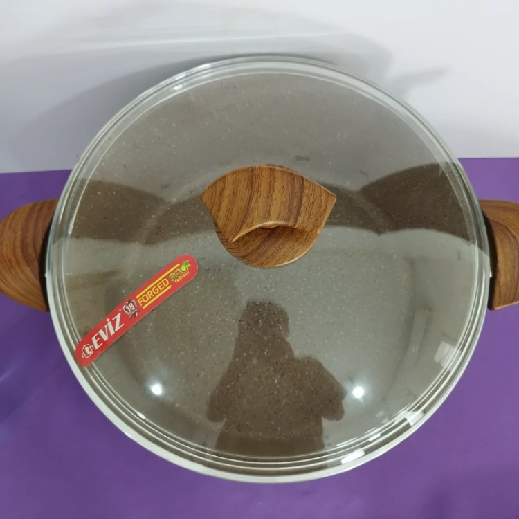 قابلمه گرانیتی سایز 32 اویز EVIZ مدل سوئینگ مشکی با ضمانت 18 ماهه ارسال رایگان