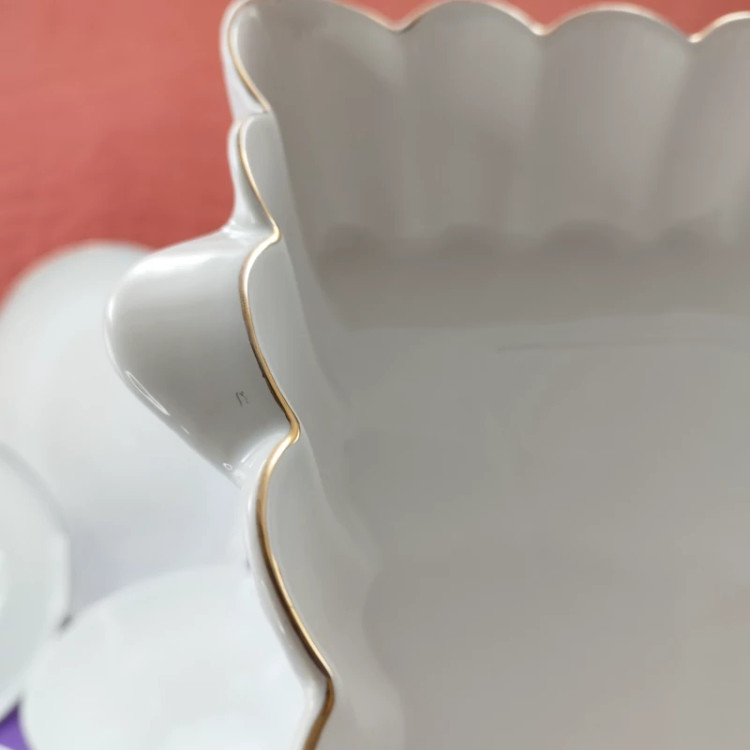 تابه سرامیک مربع کوچک آماتیس مدل ابری لب طلا کد 747 با ارسال رایگان