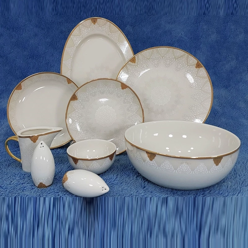 سرویس چینی 99 پارچه (12 نفره) پردیس کد 7010 ارسال رایگان